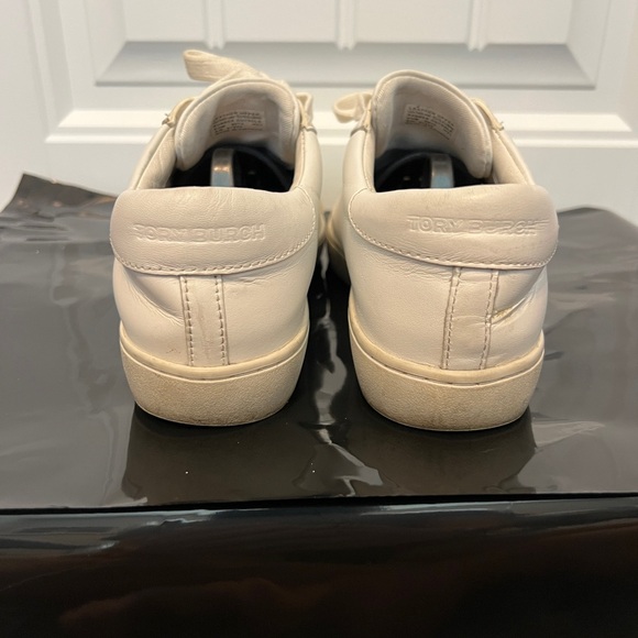 Tory Burch women’s classic logo leather sneaker size 6.5 - Picture 3 of 7